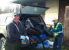 Nick and Don unloading. Photo by Buckeye (George)