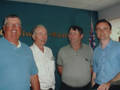 Nick, Gwynn, me and Barry Penner