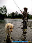 Anglers and companion wait for the next bite