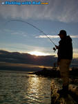 A hook-up as the sun sets