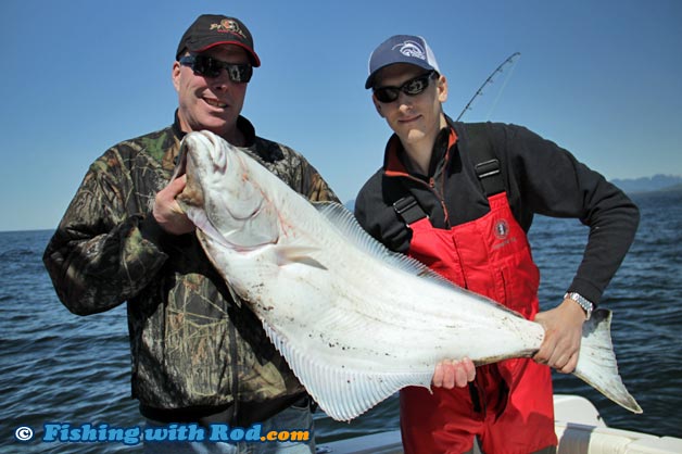Big halibut fishing in Ucluelet BC