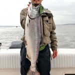 Vancouver saltwater chinook salmon