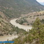 The view of Fraser Canyon from Ruddocks Ranch