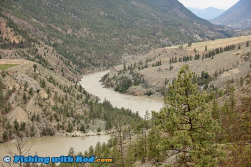 The view of Fraser Canyon from Ruddocks Ranch