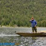 Rainbow trout fishing at Onion Lake