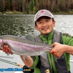 Trophy rainbow trout from Onion Lake, at last