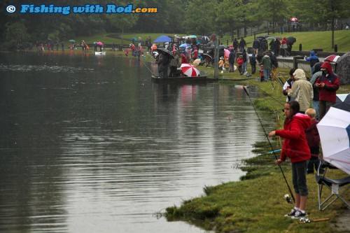 Lafarge Lake family fishing day