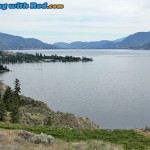 The view of Naramata and Penticton
