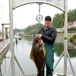 Big Halibut in Tofino BC