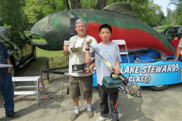 Ethan Zue took first place in junior class of 2013's Cultus Lake Pikeminnow Derby