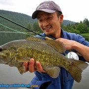 Smallmouth Bass at St Mary Lake in BC