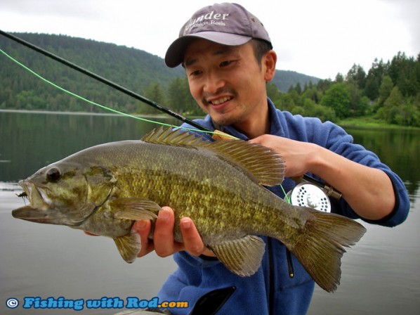 Smallmouth Bass at St Mary Lake in BC