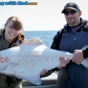 Kitty’s First Halibut from Victoria on Vancouver Island