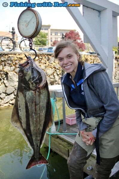 Kitty's First Halibut