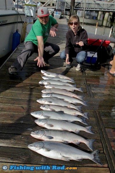 A Productive Vancouver Salmon Fishing Trip