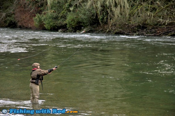 Steelhead Fishing at Wady's Pool