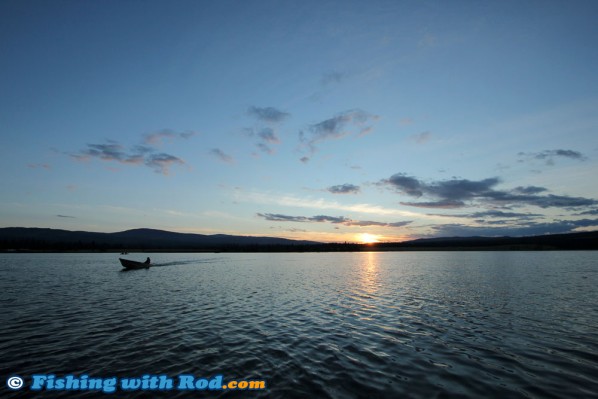 A Good Way to Finish the Day at Tunkwa Lake