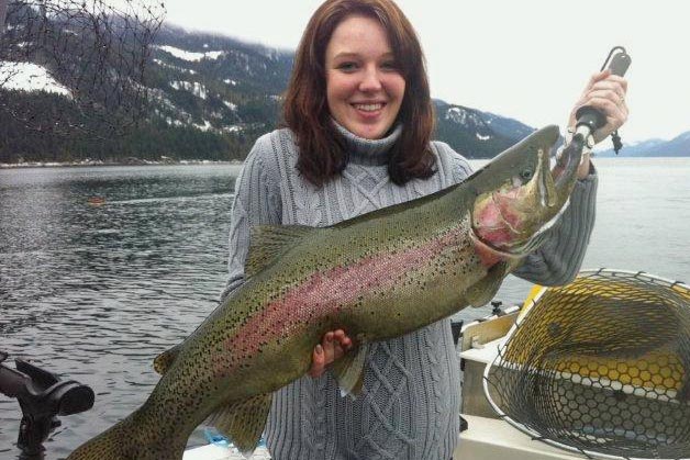 Kootenay Lake Gerrard rainbow trout fishing