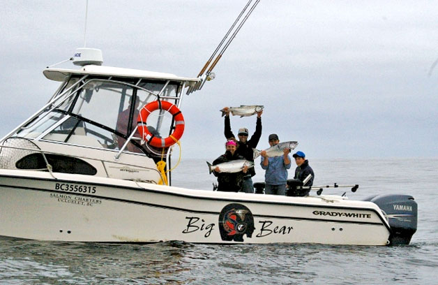 Ucluelet halibut fishing with Big Bear Salmon Charters Ucluelet halibut fishing with Big Bear Salmon Charters