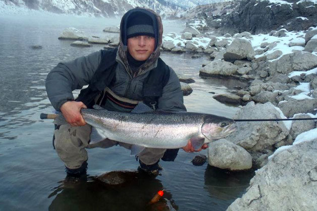 Jig fishing for steelhead with Andrew Redmont Jig fishing for steelhead with Andrew Redmont