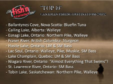 Fraser River Makes Top Ten Canadian Fishing Destinations! Fraser River Makes Top Ten Canadian Fishing Destinations!