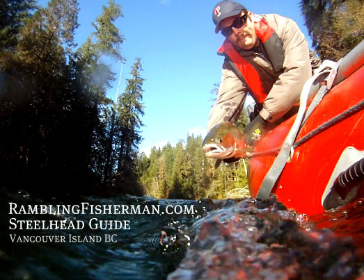 Guided Vancouver Island steelheading by The Rambling Fisherman