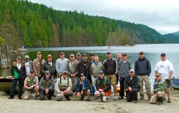 Buntzen Lake loch-style fly fishing competition Buntzen Lake loch-style fly fishing competition