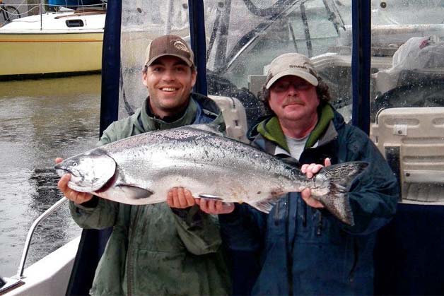 Salmon fishing charter with Pacific Angler Vancouver