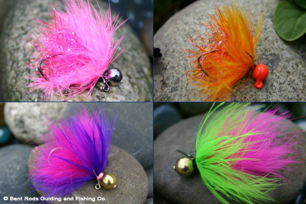 Steelhead jigs by Bent Rods