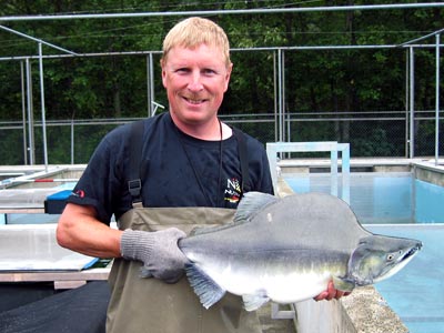 Fishing with Rod British Columbia Canada