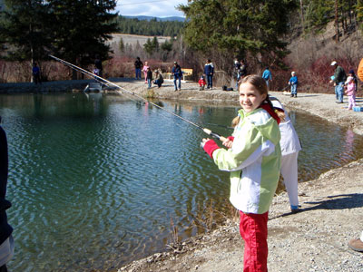 Fishing with Rod British Columbia Canada