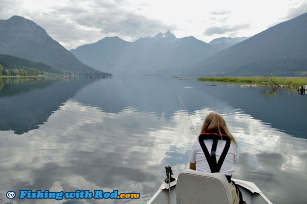 Ross Lake trout fishing at Skagit Valley Provincial Park BC