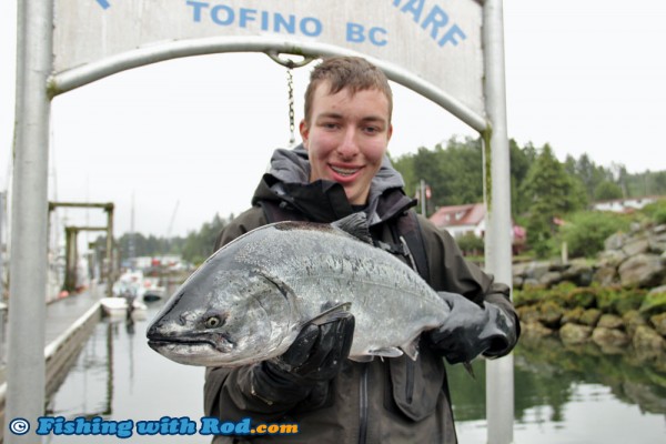 Chinook Salmon Fishing in Tofino BC