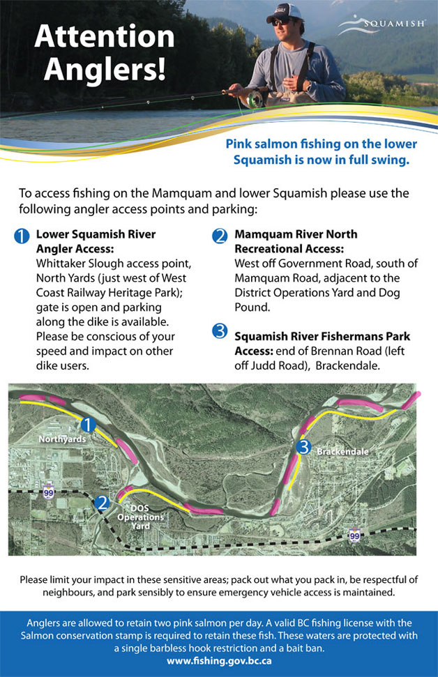 Lower Squamish River Access Information